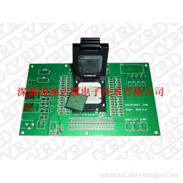 BGA324 Test socket test fixture chip socket IC socket BGA test solution writer ageing test socket programming device